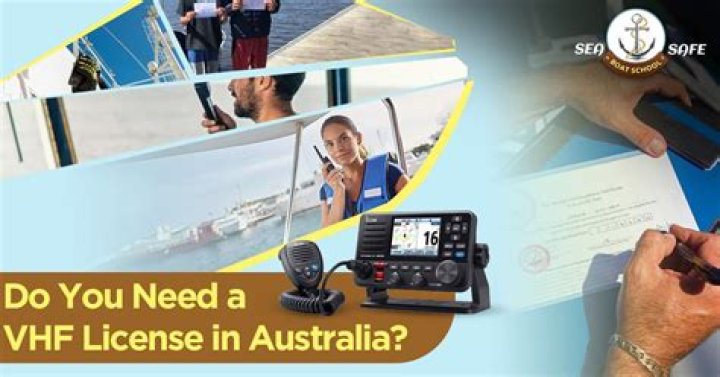 Do you need a VHF license in Australia?