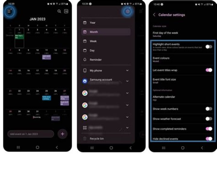 Does Samsung have a planner app?