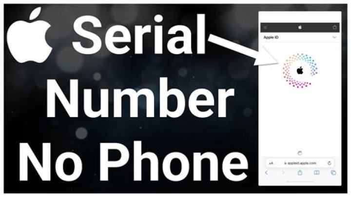 How can I find my iPhone serial number without logging in?