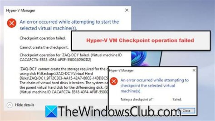 How do I enable checkpoints in Hyper-V?
