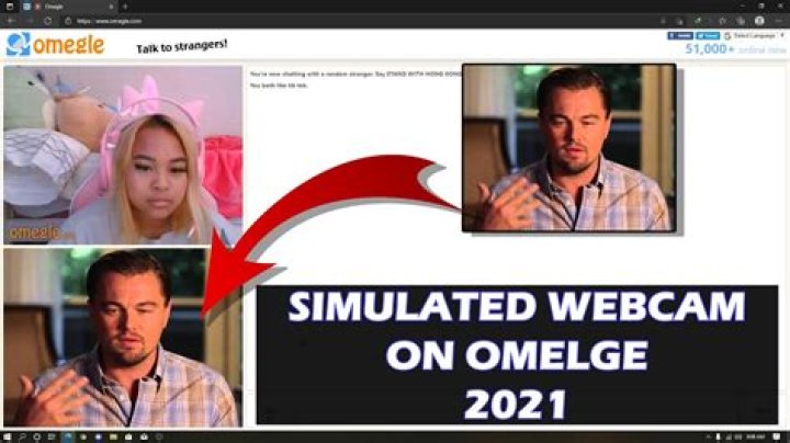 How do I use external webcam on Omegle?