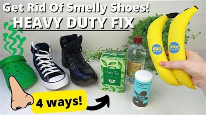 How do you get rid of smelly shoes fast?