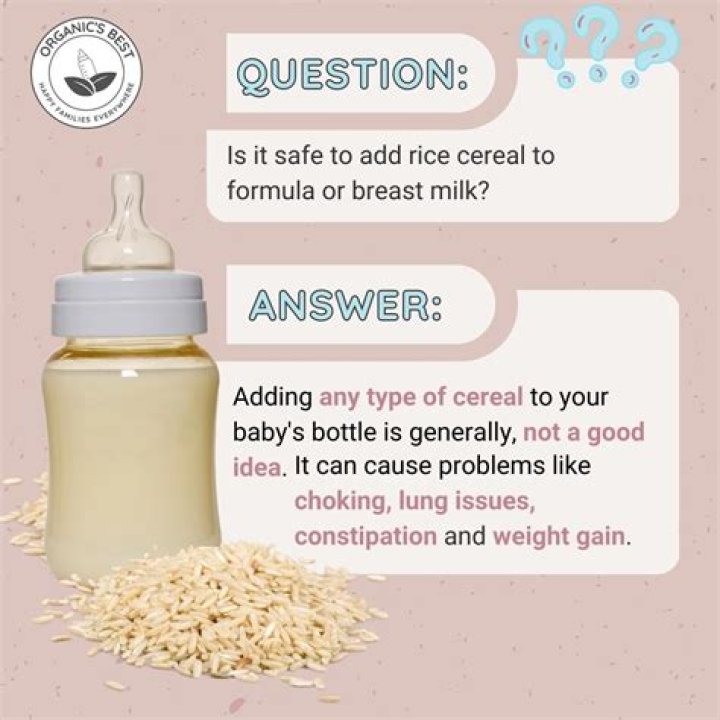How long is breast milk with rice cereal good for?