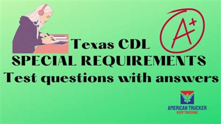 How many questions are on the Texas Special Requirements test?
