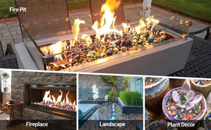 How much is a fire pit glass?