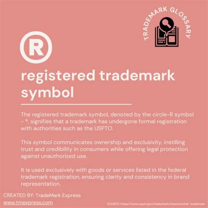 Is a trademark the same as a registered trademark?