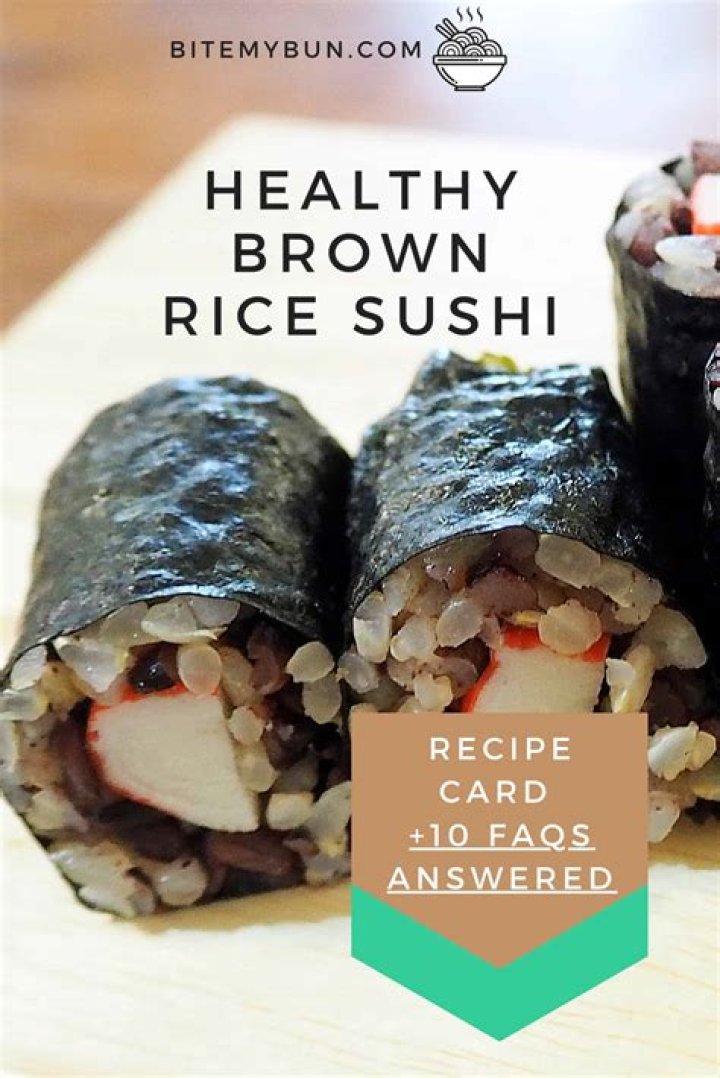 Is brown rice sushi low carb?