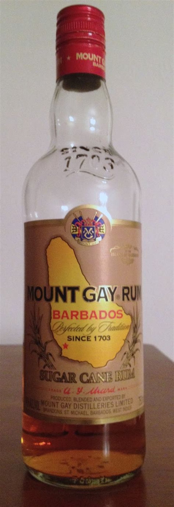 Is Mount Gay rum made from sugar cane?