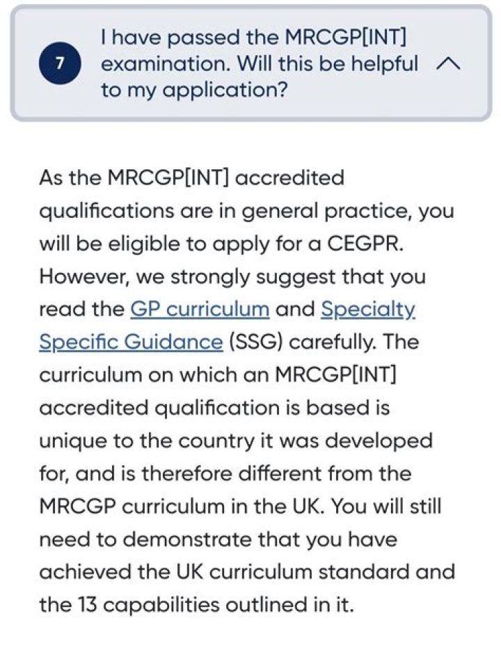 Is MRCGP international Recognised in UK?