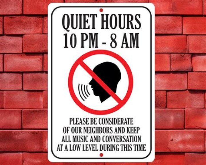 What are quiet hours in NC?