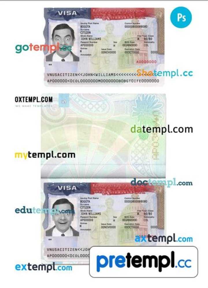 What are the types of tourist visa for USA?