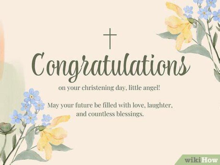 What do you write in a grandparents christening card?