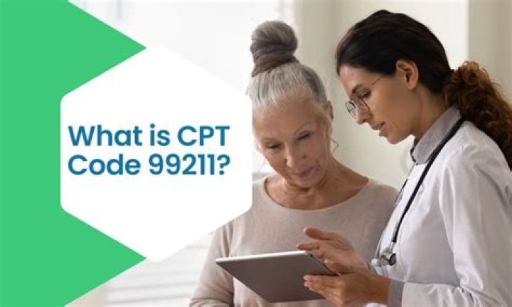 What does CPT code 99211 mean?