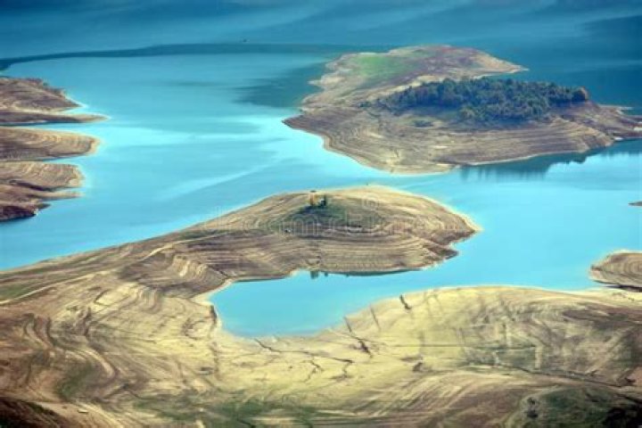 What is a dried up lake called?