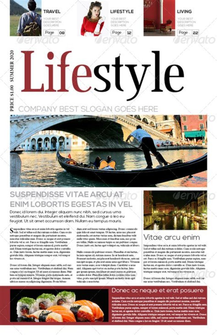 What is lifestyle section in newspaper?