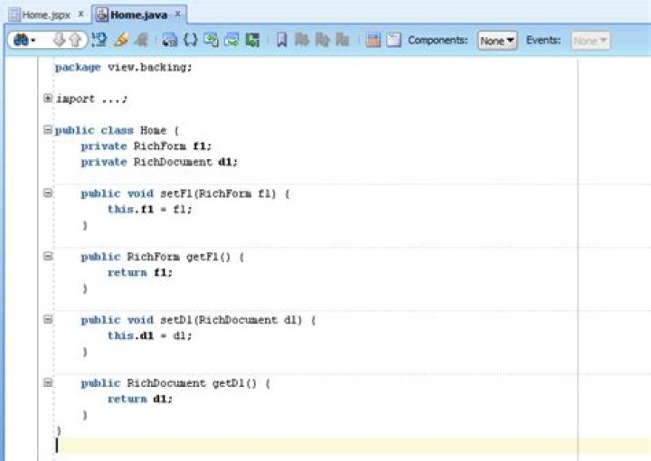 What is major difference between backing and managed bean?