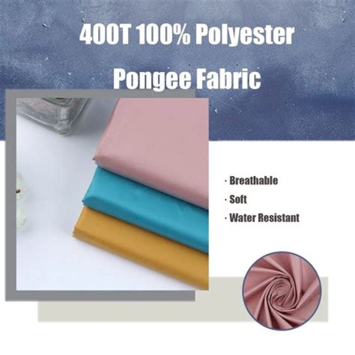 What is pongee fabric used for?