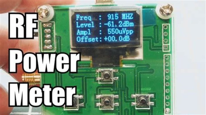 What is RF watt meter?