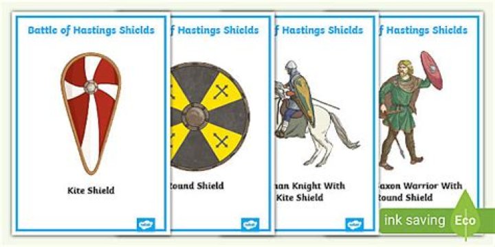 What shields did the Anglo-Saxons use?
