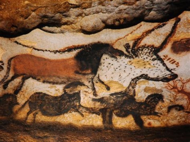 Where are the famous cave paintings in Europe found?